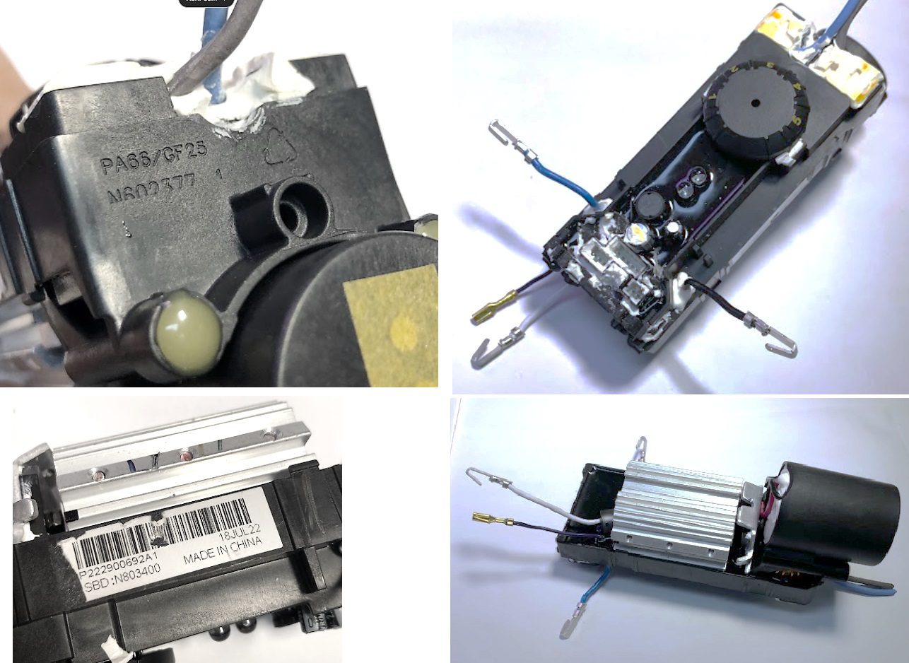 N545578 Conj. Modulo 230v Para Esmerilhadeira Angular Dwe4377-b2 Dewalt N545578 - Imagem 1