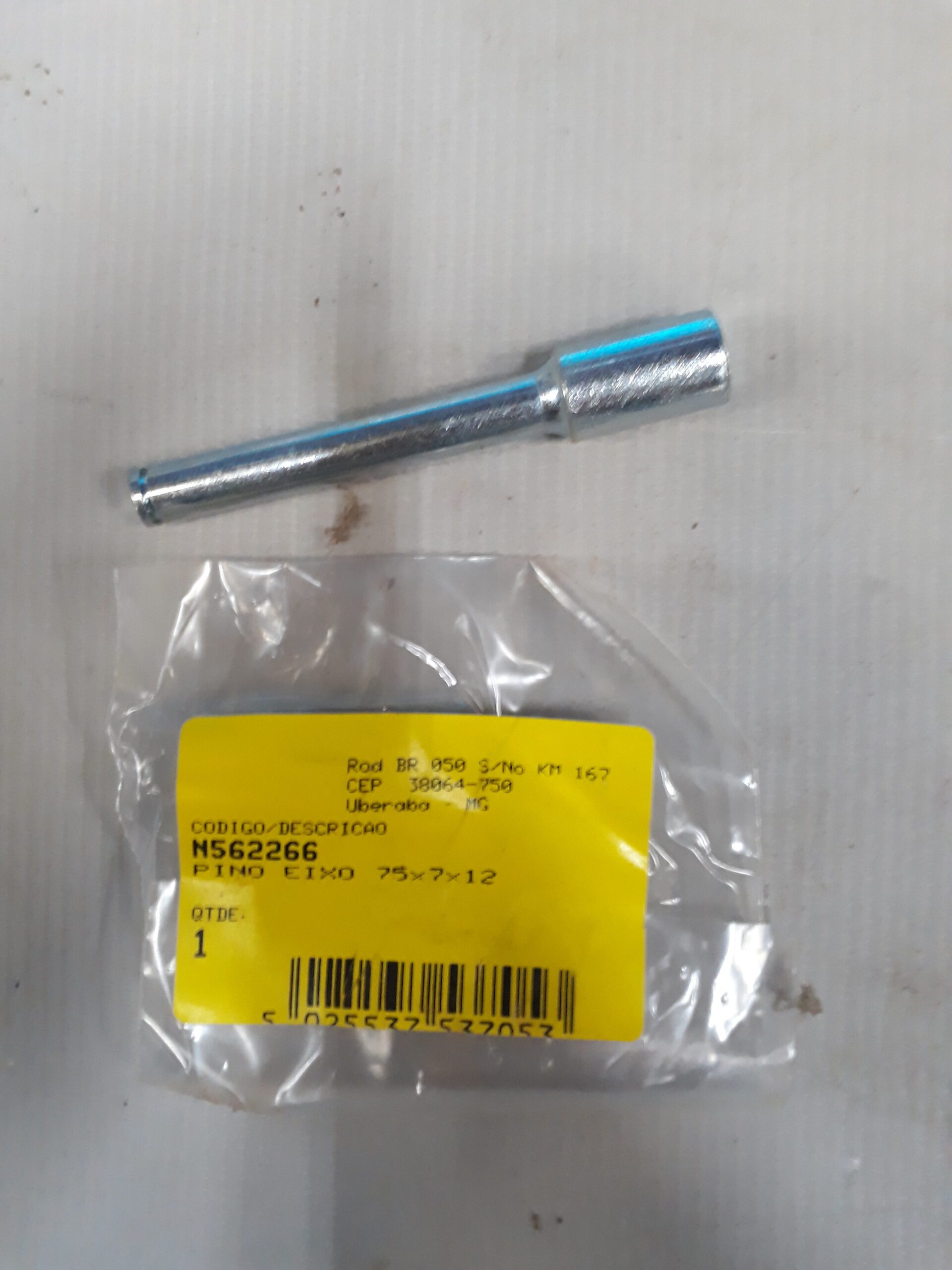 N562266 Pino Eixo 75x7x12 Para Serra Esquadria Dcs781 Dewalt N562266 - Imagem 1