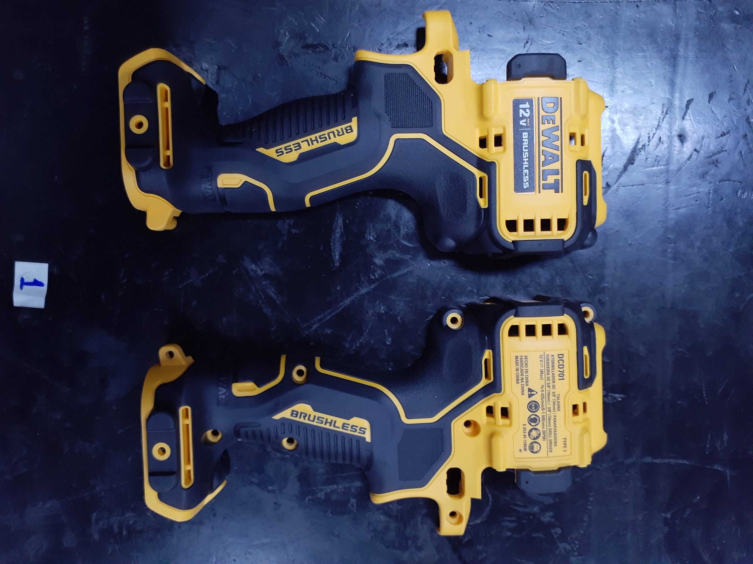 N569260 Conj Empunhadura Para Parafusadeira Bateria 12v Dcd701 Dewalt N569260 - Imagem 1