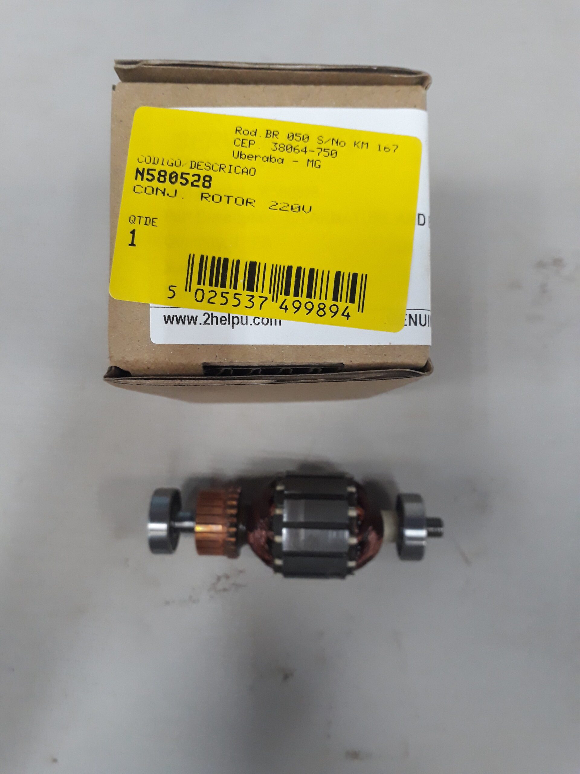 N580528 Conj. Rotor 220v Para Lixadeira Roto E Orbital Bew220-b2 Black+decker N580528 - Imagem 1