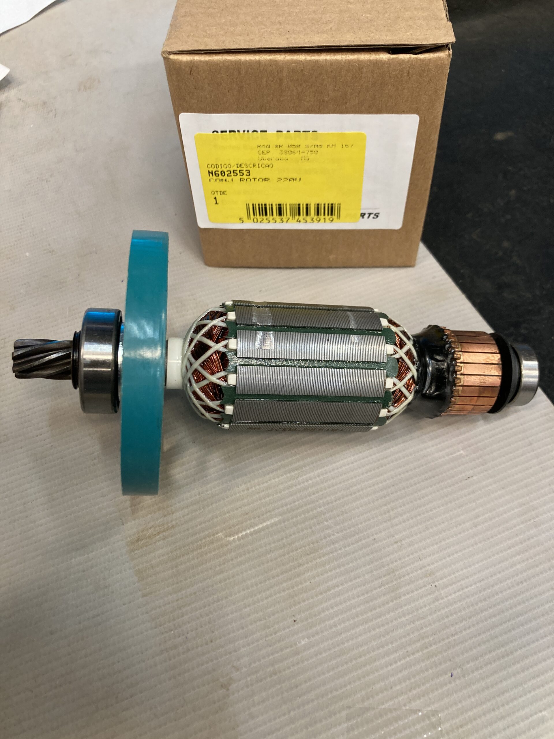 N602553 Conj Rotor 220v Para Martelo Demolidor Shm5-b2 Stanley N602553 - Imagem 1