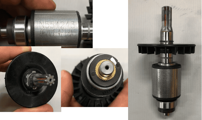 N607815 Conj. Rotor Para Parafusadeira Bateria 60v Dcd130 Dewalt N607815 - Imagem 1