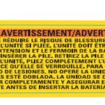 Etiq. De Advertencia Para Aparador De Grama Dcst922be Dewalt N748500