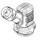 Conj. Empunhadura Domotor Para Aparador De Grama Best1000-b2 Black+decker N821080