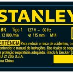 Etiq. Especif. Sg7115-br Tipo1 Para Esmerilhadeira Angular Sg7115-br Stanley N845699
