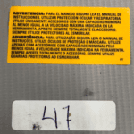 Etiq Advertencia Para Esmerilhadeira Angular Dcg440 Dewalt N846749