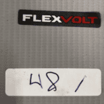 Etiq Logo Flexvolt Para Esmerilhadeira Angular Dcg440 Dewalt N862589