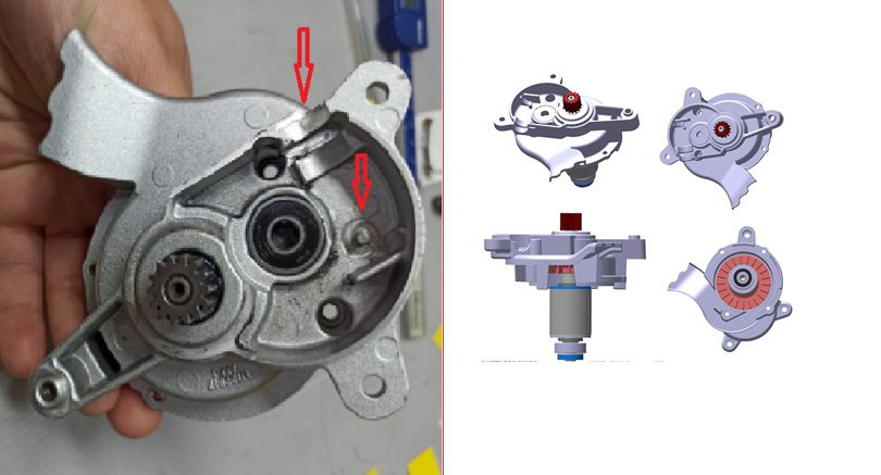 N863206 Conj Motor E Modulo Interruptor Para Motosserra Dccs670b Dewalt N863206 - Imagem 1