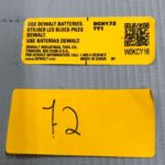 Etiq. Aviso Para Martelo Perfurador Dch172 Dewalt N871983