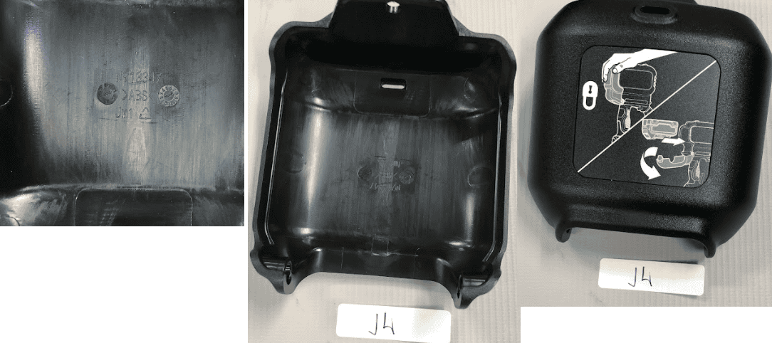 N913347 Tampa Empnhadura Da Bateria Para Lavadora De Alta Pressão Bcpc20 Black+decker N913347 - Imagem 1