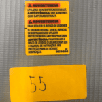 Etiq. Aviso Base Inf Para Parafusadeira Bateria 20v Dcd805 Dewalt Na088546
