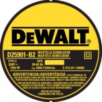 Etiq. Especif. D25901-b2 Tipo2 Para Martelo Demolidor D25901-b2 Dewalt Na115398