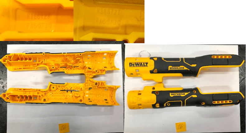 NA120320 Subconj.carcaça Para Chave Catraca Dcf512 Dewalt Na120320 - Imagem 1