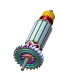Conj. Rotor C/ Rolamento 220v Para Esmerilhadeira Angular Dwe4120b2 Dewalt Na160492