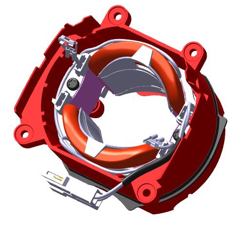 NA170791 Conj. Estator 220v Para Martelo Demolidor D25899k-b2 Dewalt Na170791 - Imagem 1