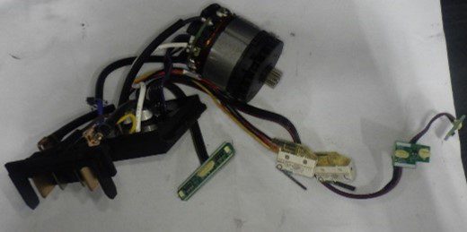 NA187622 Conj Motor, Modulo Interruptor E Led Para Pinador Dcn623b Dewalt Na187622 - Imagem 1