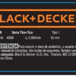 Etiq. Especif. Bes602-brtipo 1 Para Serra Tico-tico Bes602-br Black+decker Na324413