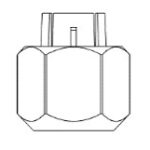Pinca 8mm Para Tupia Dcw620 Dewalt Na613029