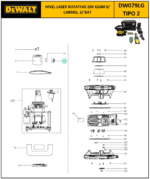 Adaptador p/ Nivel Laser Dewalt DW079LG e LRP/ N528000 Original - Imagem 4