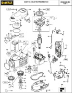 Junta para Martelo Demolidor D25899k-b2 Dewalt 487224-00 - Imagem 4