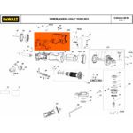 Conj. Empunhadura Traseira para Esmerilhadeira Angular Dwe4314-b2 Dewalt N471535 - Imagem 5
