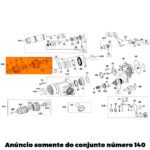 Conj. Mandril Sds Plus para Martelete D25134k-b2 Dewalt N403111 - Imagem 3