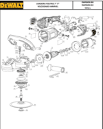 Escova 220v Dwp849x para Politriz Dwp849x-b2 Dewalt N394393 - Imagem 4