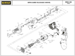 Estator 220v para Serra Sabre Dw311-b2 Dewalt N073671sv - Imagem 5