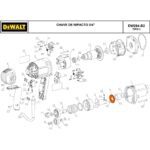 Arruela para Chave de Impacto Dw294-b2 Dewalt 621046-00 - Imagem 6