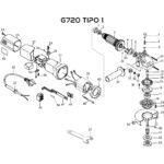 Chaveta para Esmerilhadeira Angular G650-b2 Black e Decker 5140004-05 - Imagem 2
