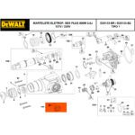 Conj. Seletor para Martelete D25133-b2 Dewalt N417861 - Imagem 4