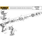 Mola de Retencao para Parafusadeira Bateria 20v Dcd791-b2 Dewalt N392855 - Imagem 2