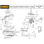 Parafuso da Flange 28x78mm para Serra Esquadria Dcs781 Dewalt N600011 - Imagem 4