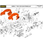 Conj. Empunhadura para Serra Tico-tico Dw331-b2 Dewalt 588997-00 - Imagem 3