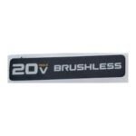 Etiq. 20V Brushless para Chave de Impacto Dcf900 Dewalt Na005534