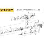 Rolamento de Agulhas para Martelete Shr263-b2 Stanley N465533 - Imagem 4