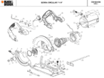 Conj. Empunhadura para Serra Circular Cs1024-b2 Black e Decker 90568776 - Imagem 4