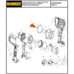 Conj Eixo Acionamento3/4 para Chave de Impacto Dcf897 Dewalt N415878 - Imagem 4