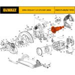 Conj. Rotor 127v para Serra Circular Dwe575-br Dewalt N399349 - Imagem 4