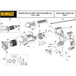 Conj. Seletor para Martelete D25133-b2 Dewalt N417861 - Imagem 5