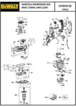 Martelo Demolidor 220V D25892-B2 Tipo 2 Dewalt - Imagem 3