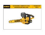 Motosserra DCCS621 Tipo 1 Dewalt - Imagem 2