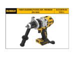 Parafusadeira Bateria 20V DCD1007 Tipo 1 Dewalt - Imagem 2