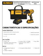 Parafusadeira Bateria 20V DCD7781D1-BR Tipo 1 Dewalt - Imagem 3