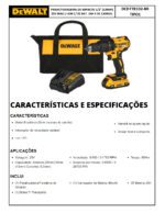 Parafusadeira Bateria 20V DCD7781D2-BR Tipo 1 Dewalt - Imagem 3