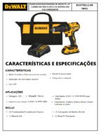 Parafusadeira Bateria 20V DCD7781L1-BR Tipo 1 Dewalt - Imagem 3