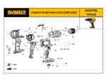 Parafusadeira Bateria 20V DCD7781 Tipo 10 Dewalt - Imagem 2