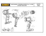 Parafusadeira Bateria 20V DCD778 Tipo 1 Dewalt - Imagem 2