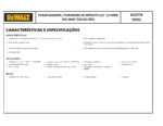 Parafusadeira Bateria 20V DCD778 Tipo 1 Dewalt - Imagem 3
