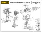 Parafusadeira Bateria 20V DCD785-BR Tipo 4 Dewalt - Imagem 2